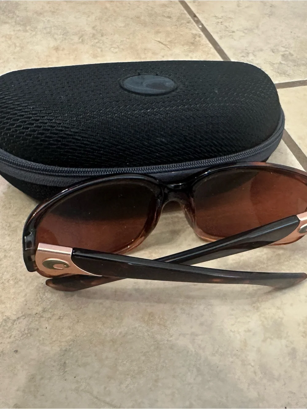 Costa Gannet Women's Tortoiseshell Brown Oversized Sunglasses